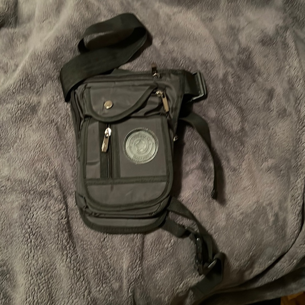 Black waist bag. NWOT